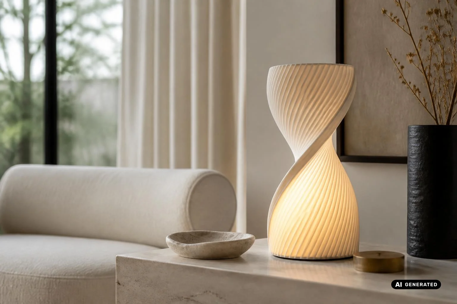 Za koga su 3D printane lampe najbolji poklon? (slika izrađena umjetnom inteligencijom)