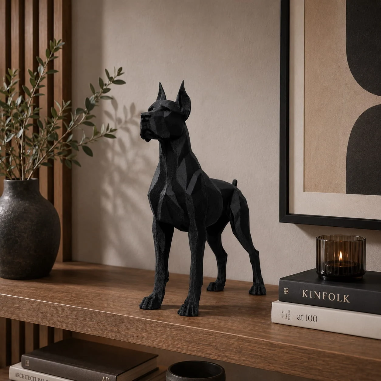 DANO – 3D printana dekorativna skulptura njemačke doge