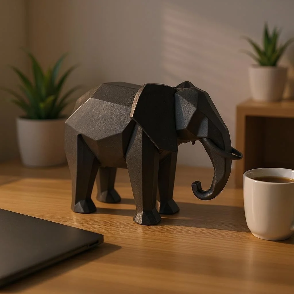 ELIO – 3D printana dekorativna skulptura slona