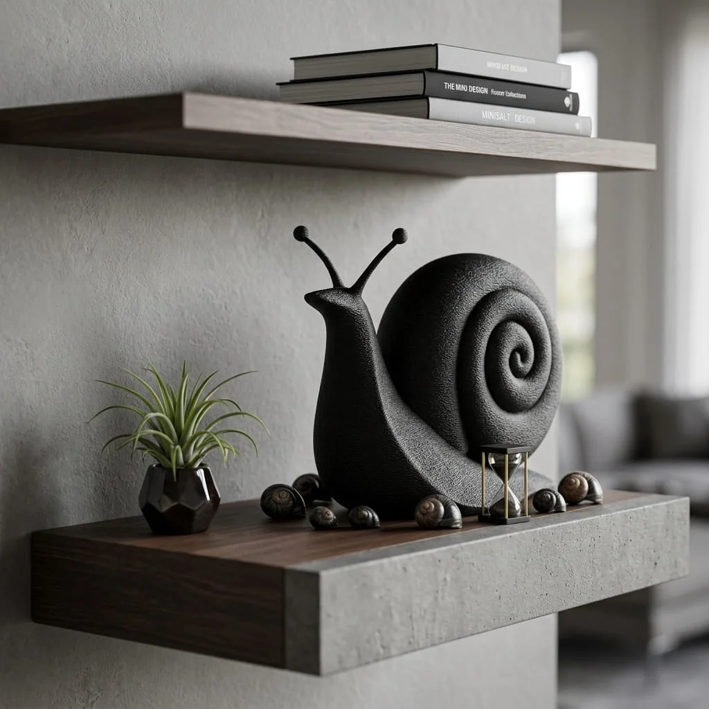 LUMO – 3D printana dekorativna skulptura puža