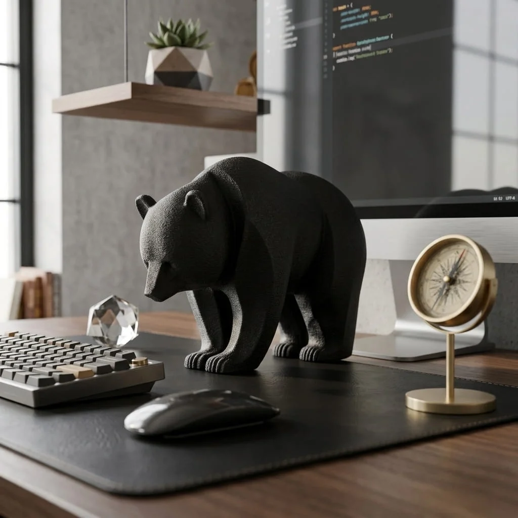 URSO – 3D printana dekorativna skulptura medvjeda