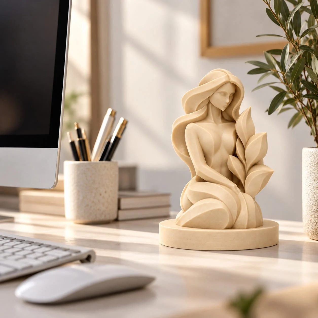 DJEVICA – 3D printana dekorativna skulptura