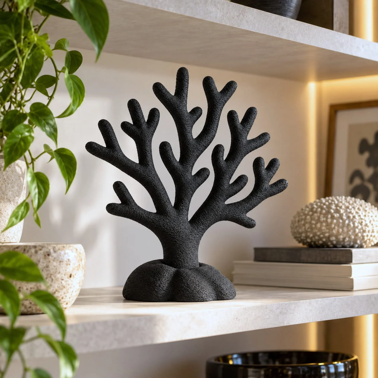 GORGI – stilizirana crvena gorgonija | Sea Collection
