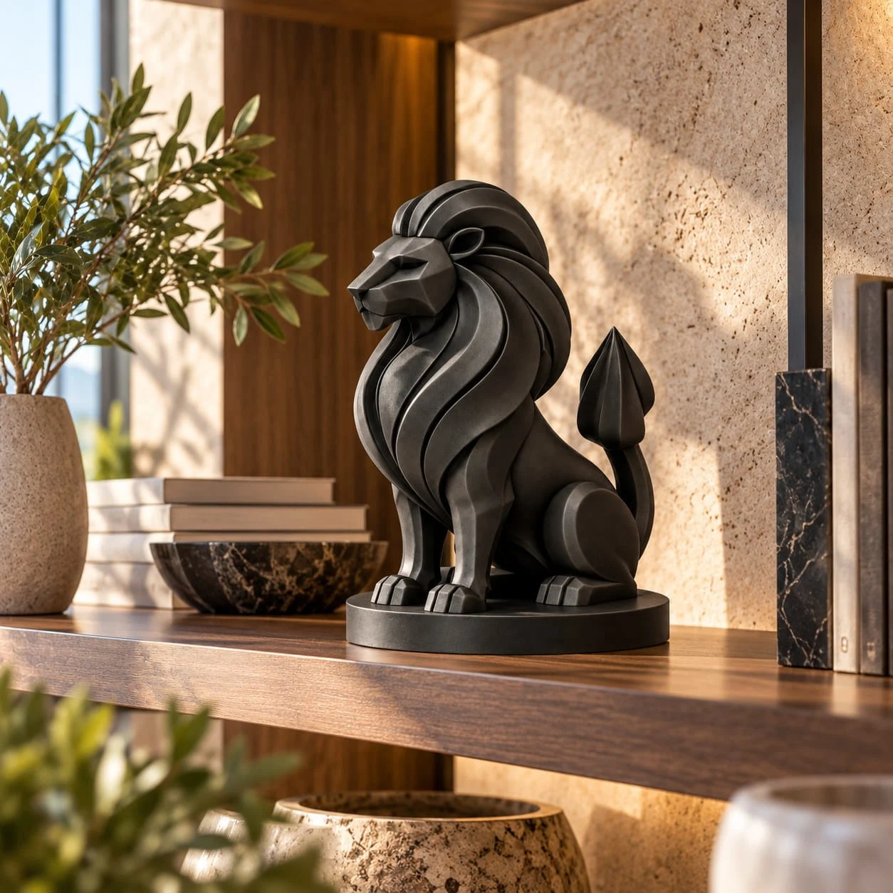Leo – stilizirani Lav | Zodiac Collection